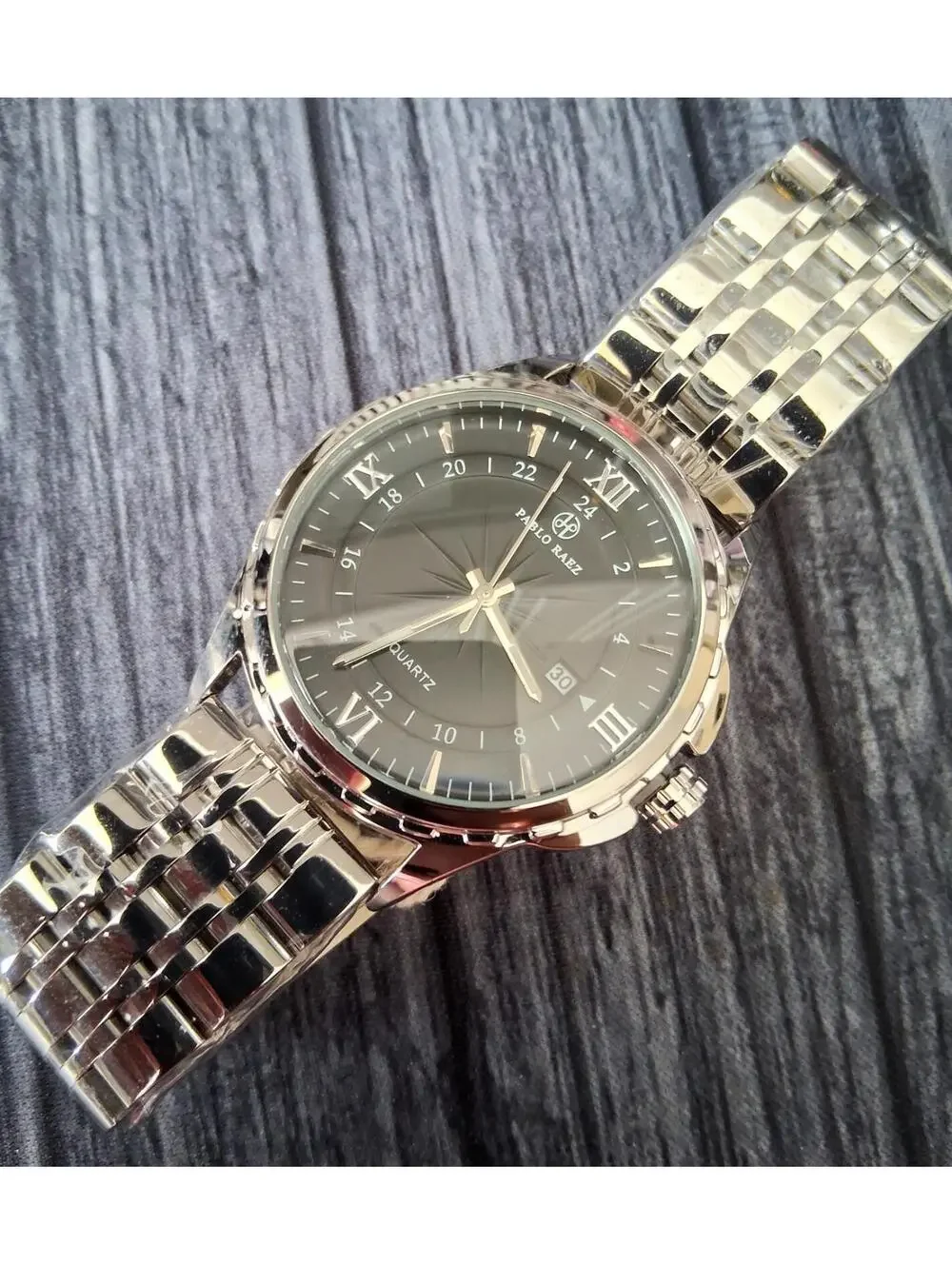 Pablo Raez Swiss Designed Mens‎ Black Explorer Men's Watch